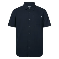 Preston Mens 100% Cotton Supersoft Short Sleeve Shirt - Indigo