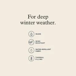 Raleigh Luxe Womens Long Shower Resistant Down Insulated Jacket - Black