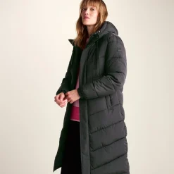 Raleigh Womens Long Insulated Jacket - Washed Black