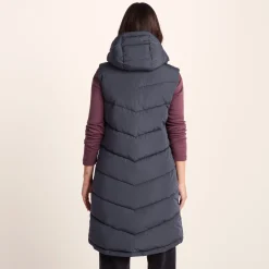 Ranskill Womens Long Insulated Gilet - Washed Blue