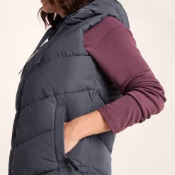 Ranskill Womens Long Insulated Gilet - Washed Blue