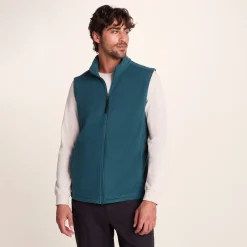 Revive Mens Fleece Gilet - Dark Turquoise