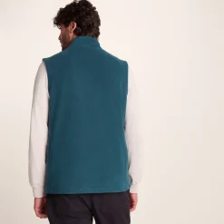 Revive Mens Fleece Gilet - Dark Turquoise