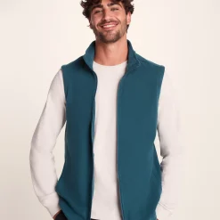 Revive Mens Fleece Gilet - Dark Turquoise