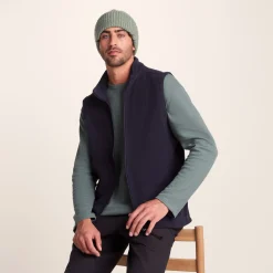 Revive Mens Fleece Gilet - Dark Indigo