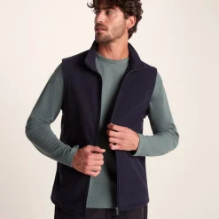 Revive Mens Fleece Gilet - Dark Indigo