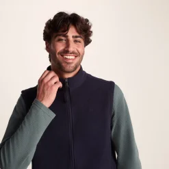 Revive Mens Fleece Gilet - Dark Indigo