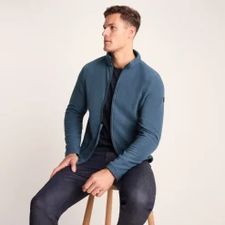 Revive Mens Fleece Jacket - Blue Stone