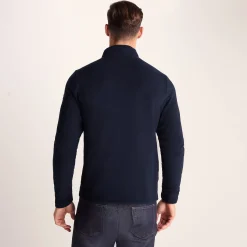 Revive Mens Fleece Jacket - Dark Indigo