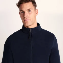 Revive Mens Fleece Jacket - Dark Indigo