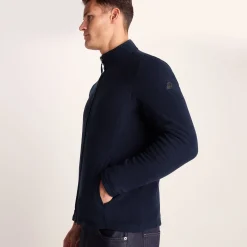 Revive Mens Fleece Jacket - Dark Indigo