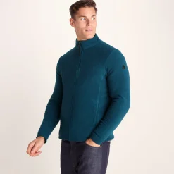 Revive Mens Fleece Jacket - Petrol Green