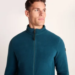 Revive Mens Fleece Jacket - Petrol Green