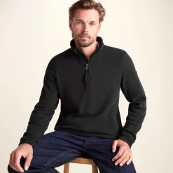 Revive Mens Quarter Zip Fleece - Black