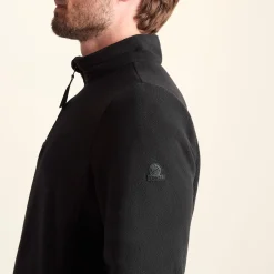 Revive Mens Quarter Zip Fleece - Black