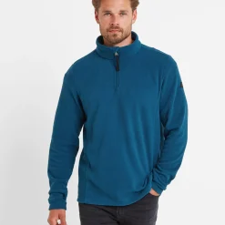 Revive Mens Quarter Zip Fleece - Marine Blue