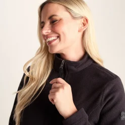Revive Womens Fleece Jacket - Black