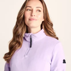 Revive Womens Quarter Zip Fleece - Lilac Blossom