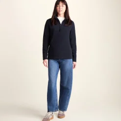 Revive Womens Quarter Zip Fleece - Dark Indigo
