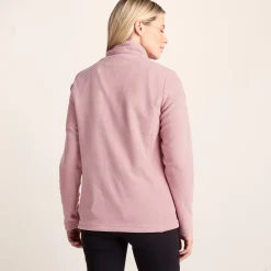 Revive Womens Quarter Zip Fleece - Faded Pink