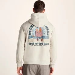Riverton Mens Relaxed Fit Supersoft Hattie Clark Hoody - Warm Cloud