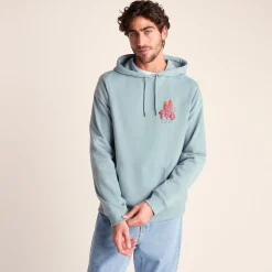 Riverton Mens Relaxed Fit Supersoft Hattie Clark Hoody - Summer Sky