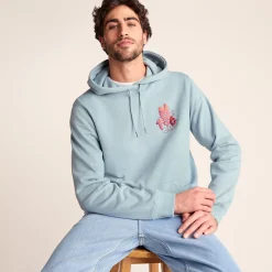 Riverton Mens Relaxed Fit Supersoft Hattie Clark Hoody - Summer Sky