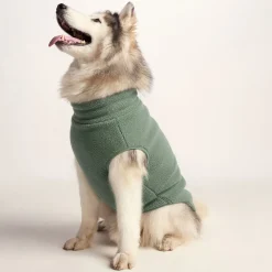 Rover Sherpa Dog Coat L - Light Forest