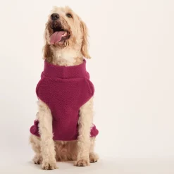Rover Sherpa Dog Coat XL - Washed Burgundy