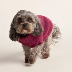 Rover Sherpa Dog Coat XS - Washed Burgundy