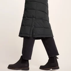 Saga Womens Long Shower Resistant Insulated Jacket - Black