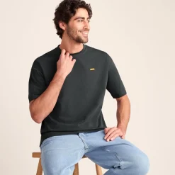 Saloon Mens Relaxed Fit Premium Supersoft T-Shirt - Deep Slate