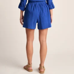 Samie Womens 100% Cotton Shorts - Ultramarine Blue