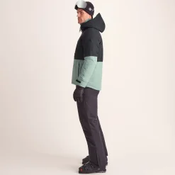 Samoens Mens Waterproof Ski Jacket - Steel Teal/Black