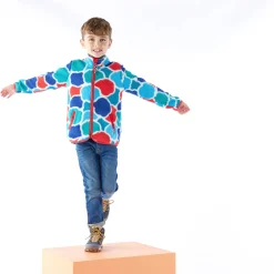 Sardi Kids Shaun the Sheep Sherpa Jacket - Space Blue Sheep Print