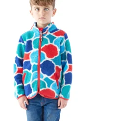 Sardi Kids Shaun the Sheep Sherpa Jacket - Space Blue Sheep Print