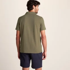 Sawyer Mens 100% Cotton Jersey Polo Shirt - Mushroom