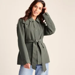 Shea Womens Waterproof Trench Coat - Pale Khaki