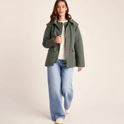 Shea Womens Waterproof Trench Coat - Pale Khaki