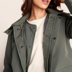 Shea Womens Waterproof Trench Coat - Pale Khaki