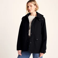 Shea Womens Waterproof Trench Coat - Black