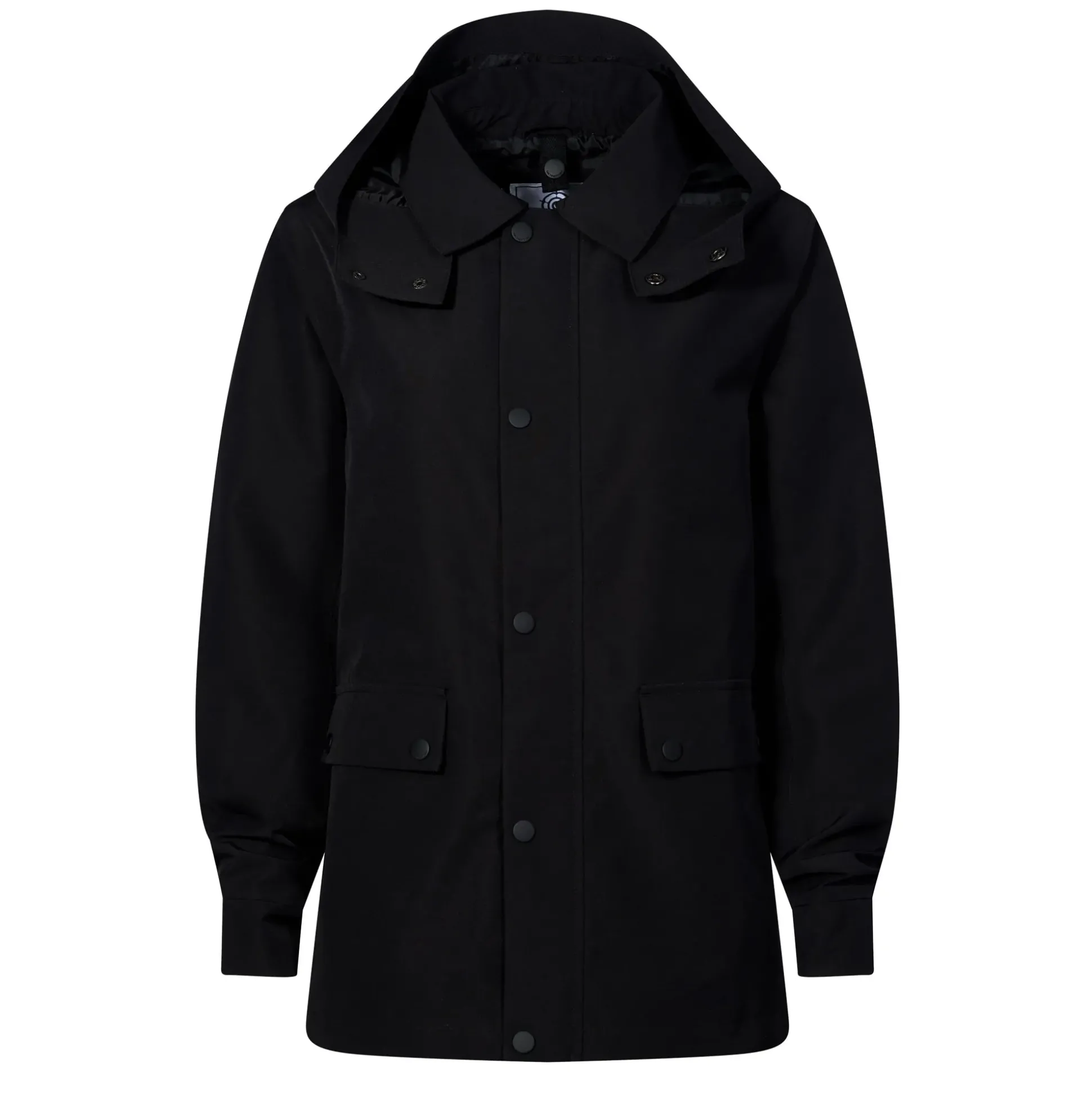 Shea Womens Waterproof Trench Coat - Black