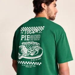 Shed Mens Premium Supersoft Relaxed Fit T-Shirt - Green