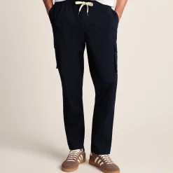 Silas Mens Cargo Trousers - Dark Indigo