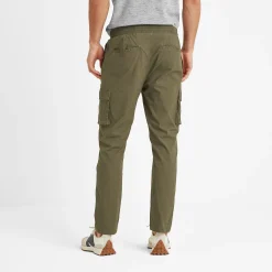 Silas Mens Cargo Trousers - Khaki