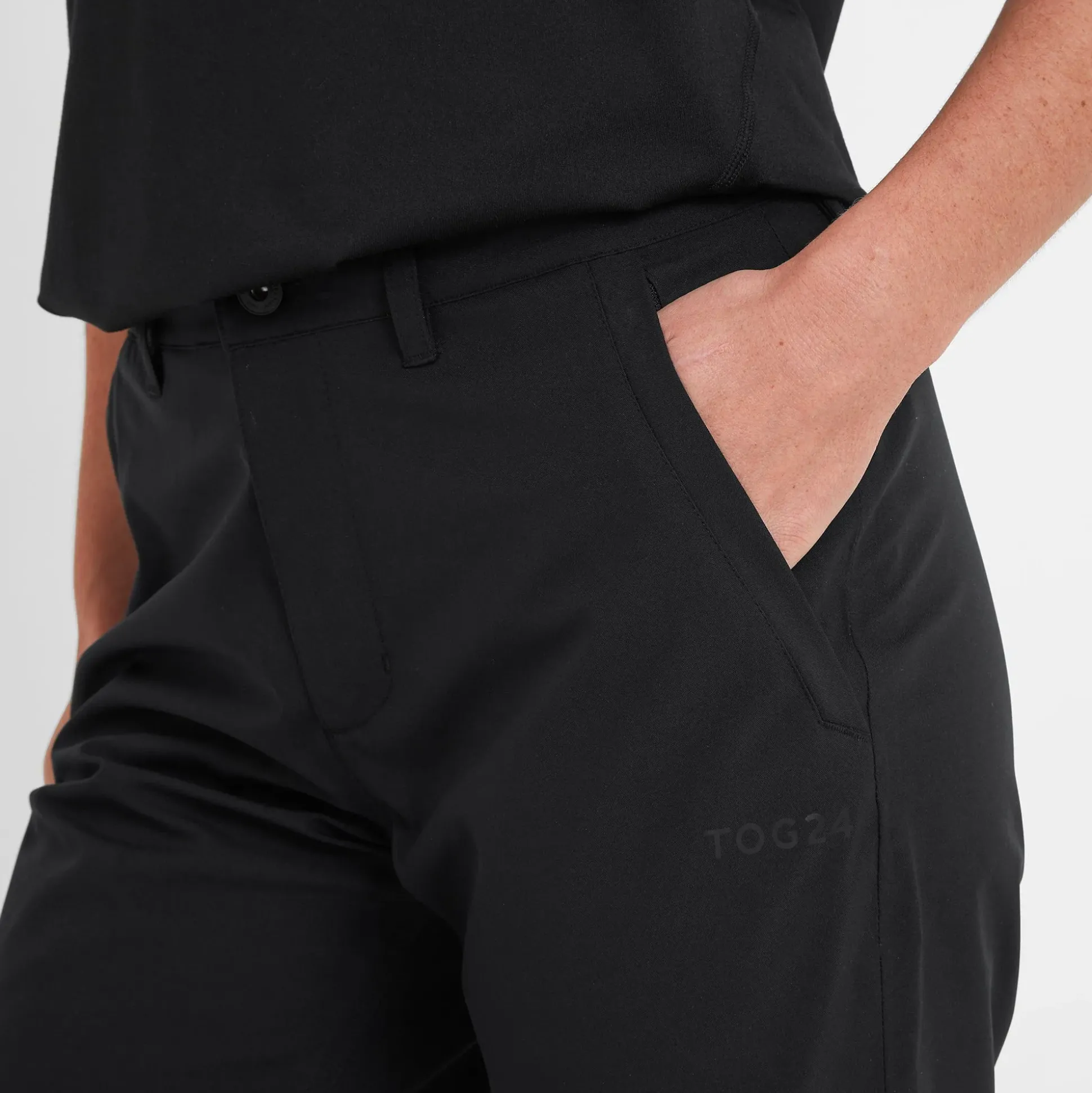 Silsden Womens Waterproof Trousers Short - Black