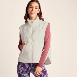 Slaley Womens Insulated Relaxed Fit Gilet - Vanilla