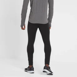Snowdon Mens Thermal Base Layer Leggings - Black