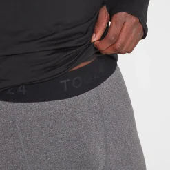 Snowdon Mens Thermal Base Layer Leggings - Grey Marl