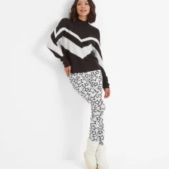 Snowdon Womens Thermal Base Layer Legging - Star Print